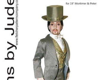 PDF Classic Tuxedo Pattern for 19" Mortimer Mort Dolls Tonner