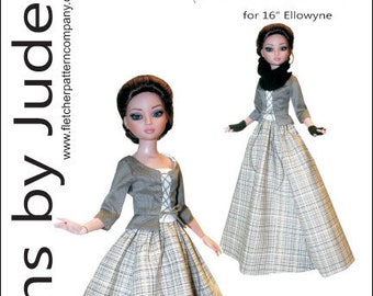 PDF Scottish Claire Outlander Pattern for Ellowyne Wilde Dolls Tonner