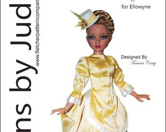PDF Walking Suit Doll Clothes Sewing Pattern for Ellowyne Wilde Tonner