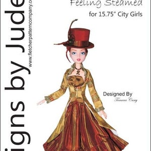 Feeling Steamed Steam Punk Pattern for 15.75&quot; City Girl Dolls Tonner