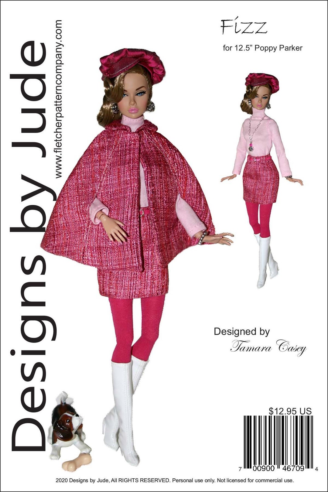 Fizz Pattern PDF Fizz Doll Clothes Sewing Pattern for 12.5