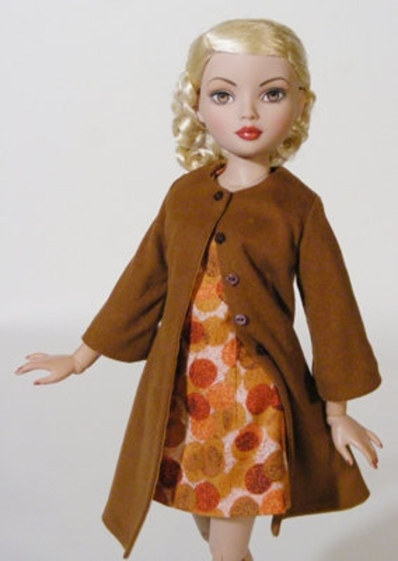 Autumn Spell Dress & Coat Doll Clothes Sewing Pattern for Etsy