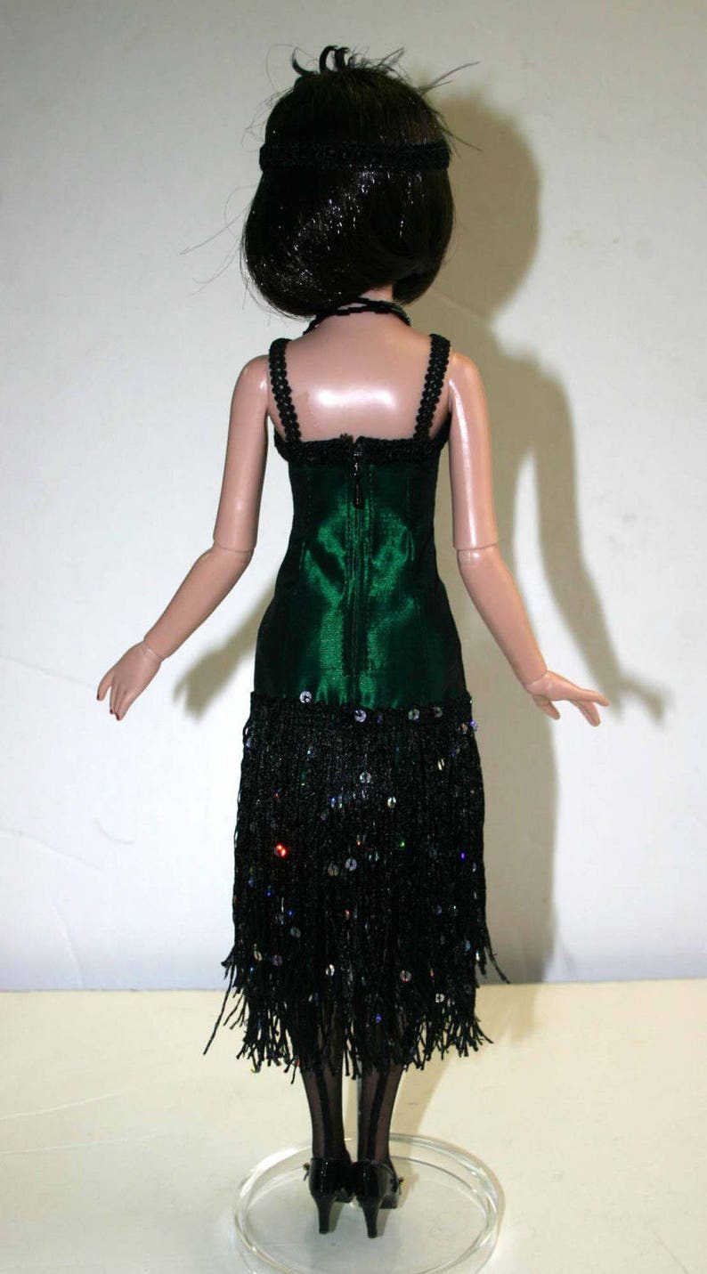 PDF Roaring Twenties Flapper Doll Clothes Sewing Pattern for 16 Ellowyne Dolls Tonner image 4