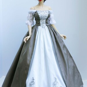 PDF Outlander Wedding Dress Doll Clothes Sewing Pattern for 65cm Iplehouse 1/3 EID Dolls image 8