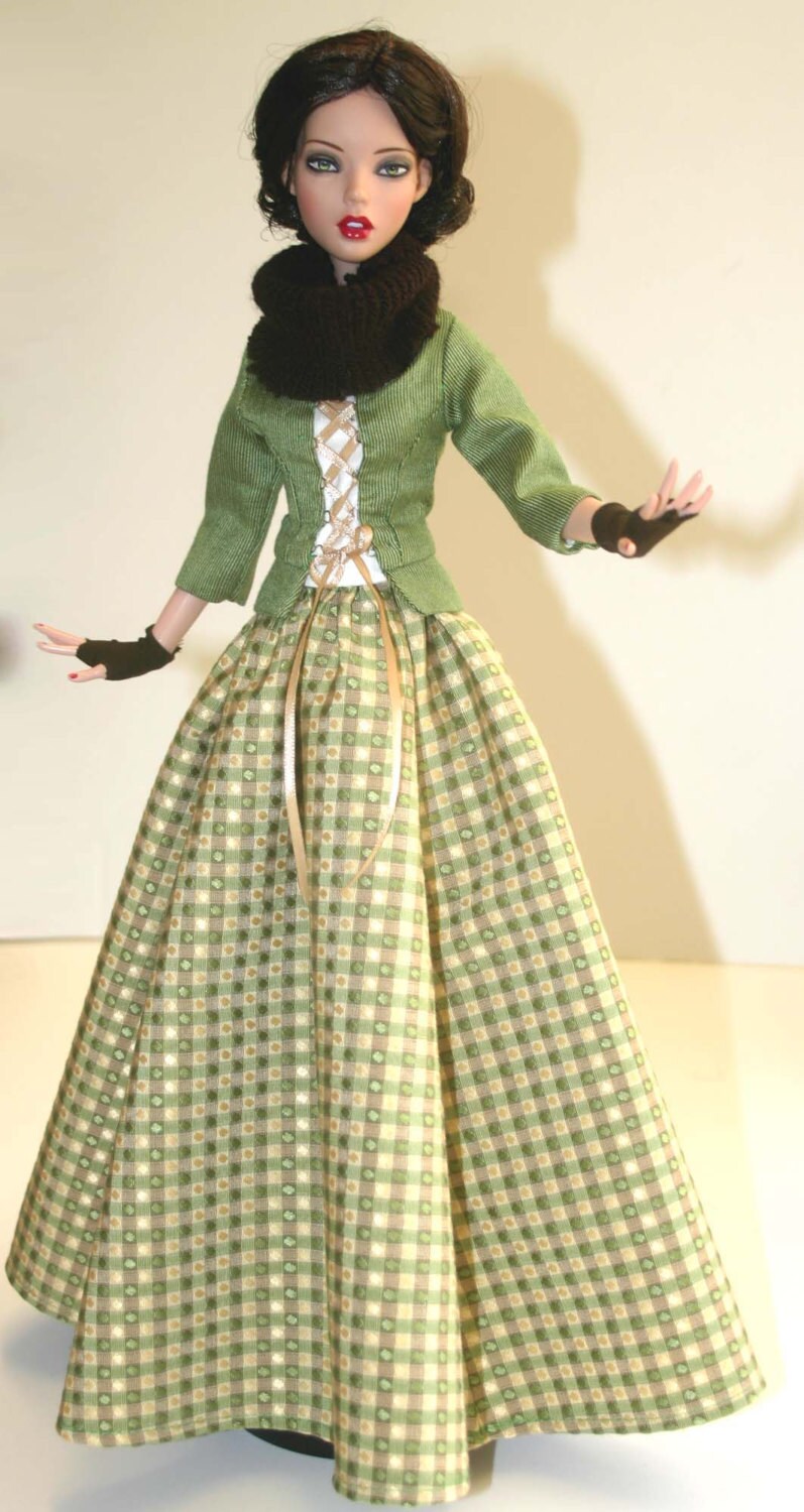 Outlander Scottish Claire Doll Clothes Sewing Pattern 16" Deja Vu Dolls Tonner 