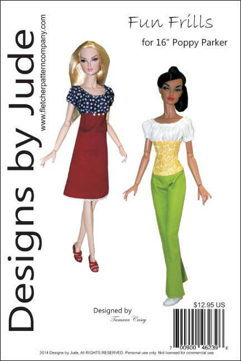 Autumn Spell Doll Clothes Sewing Pattern for 16/" Poppy Parker Dolls Integrity