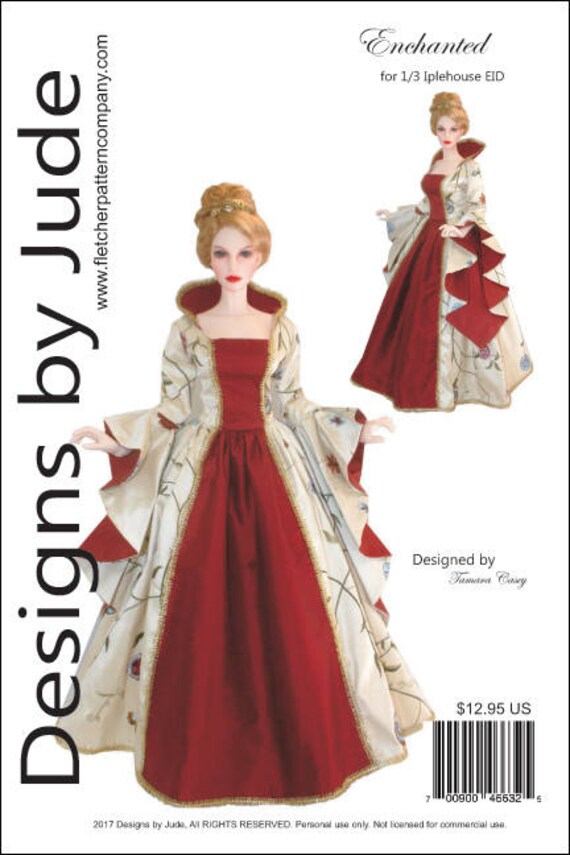 Opera Doll Clothes Sewing Pattern 1//3 Iplehouse EID Dolls BJD