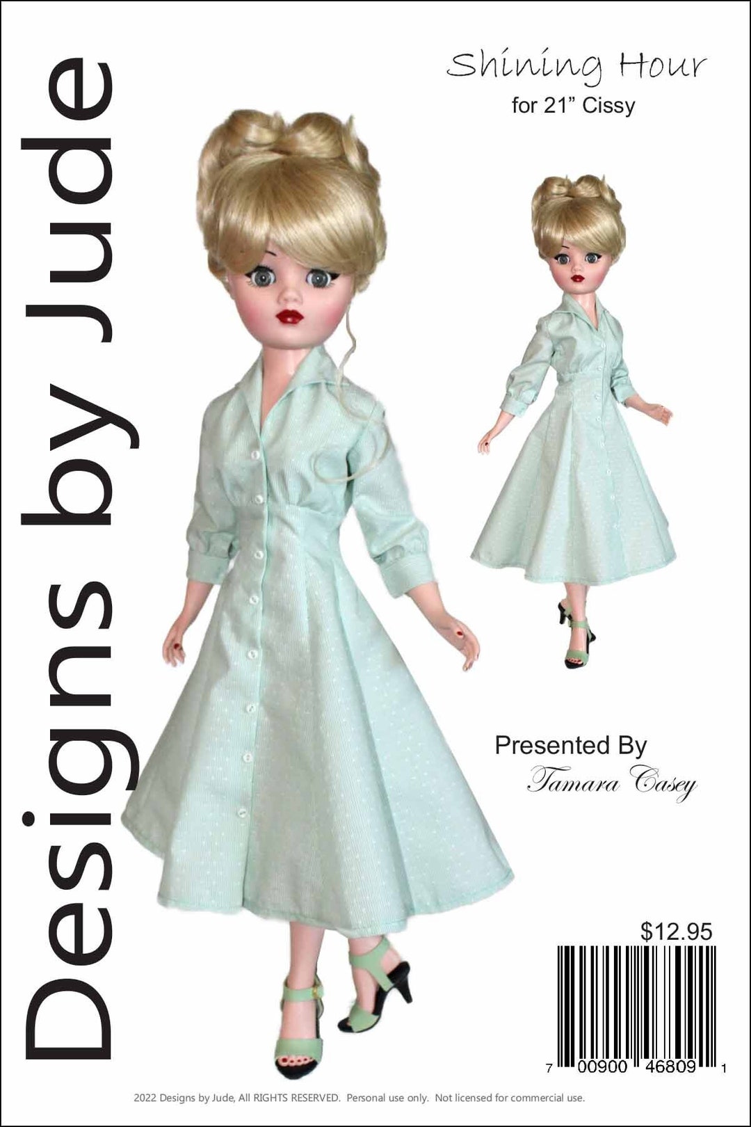 Doll Clothes Sewing Pattern for 21
