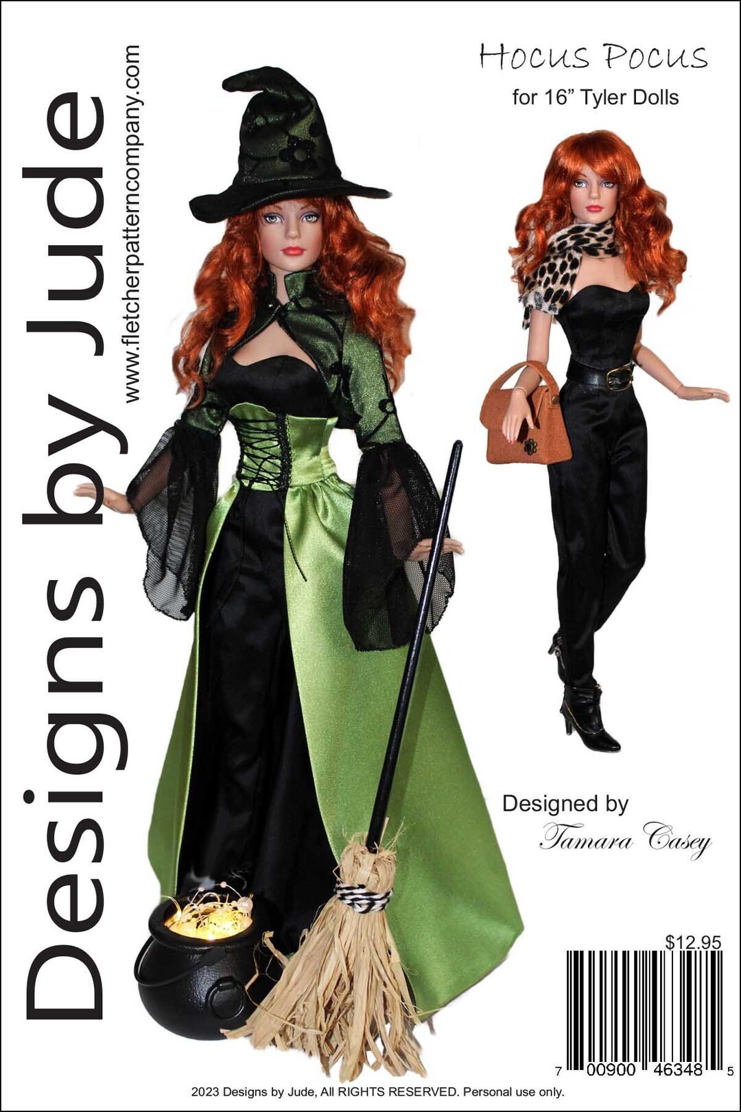 Doll Clothes Sewing Pattern for Tyler Dolls Tonner, Hocus Pocus - Etsy