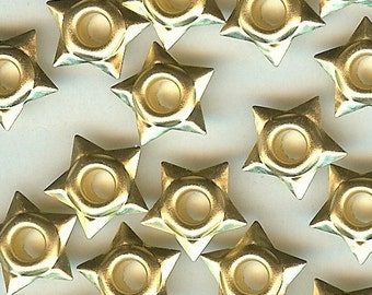 3/16 inch Star Shaped Eyelets for cards, tags, scrapbooking and embellishments