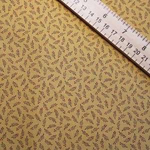 Prairie Dry Goods by Pam Buda - Floating Leaves Yellow Fabric