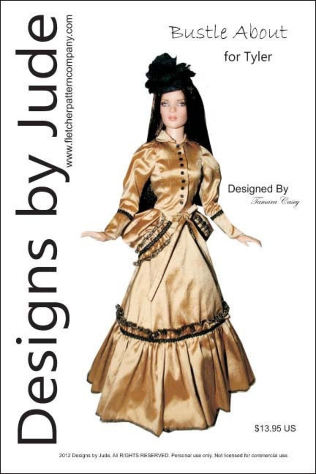 Bustle About Victorian Doll Clothes Sewing Pattern for Tyler Etsy