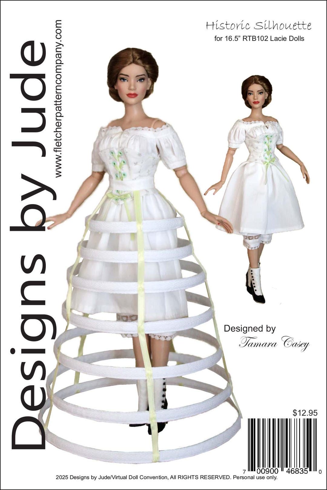 Doll Clothes Sewing Pattern for 16.5
