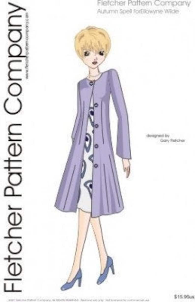 Autumn Spell Dress & Coat Doll Clothes Sewing Pattern for Etsy