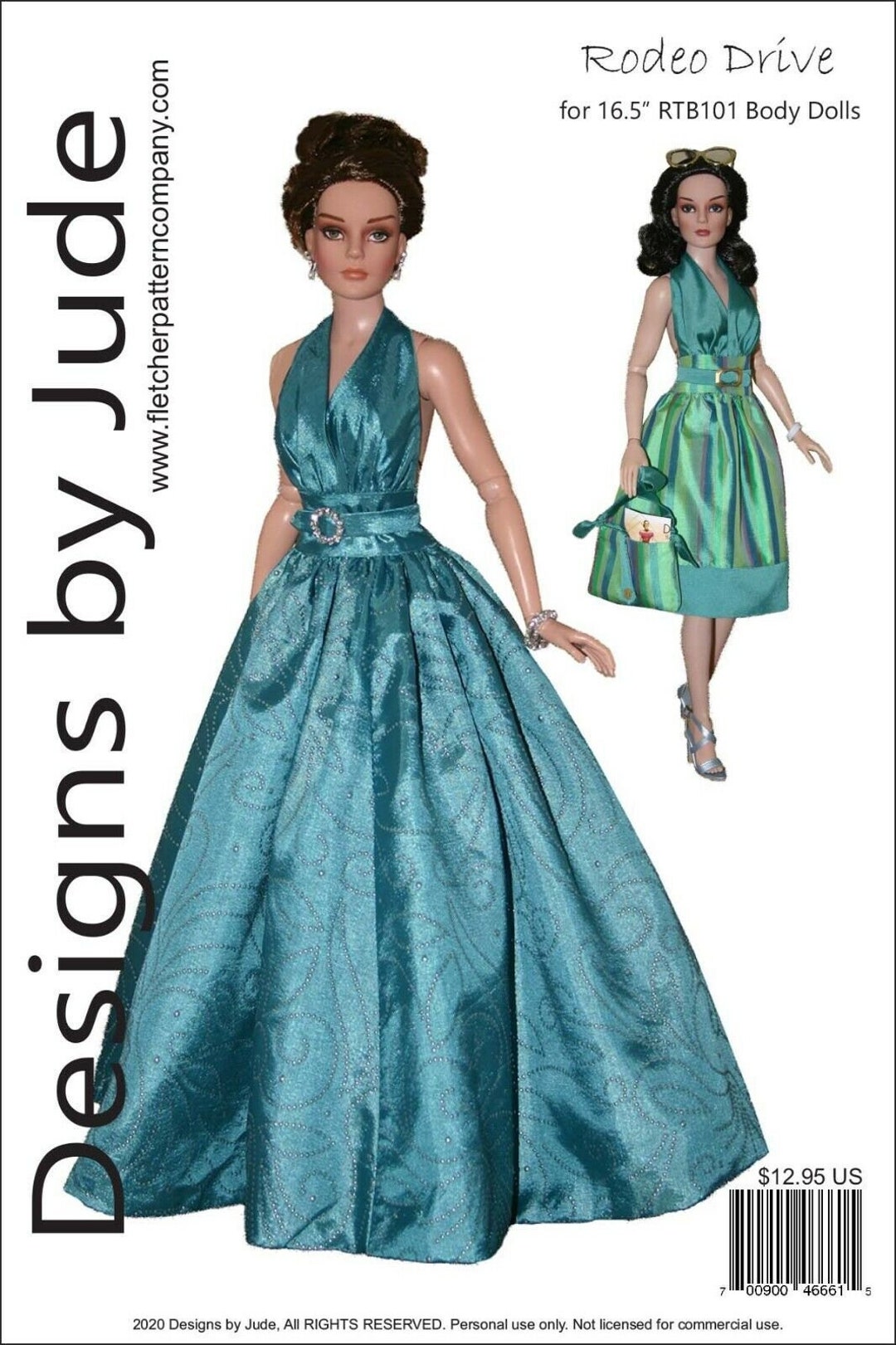 Rodeo Drive Doll Clothes Sewing Pattern for 16.5