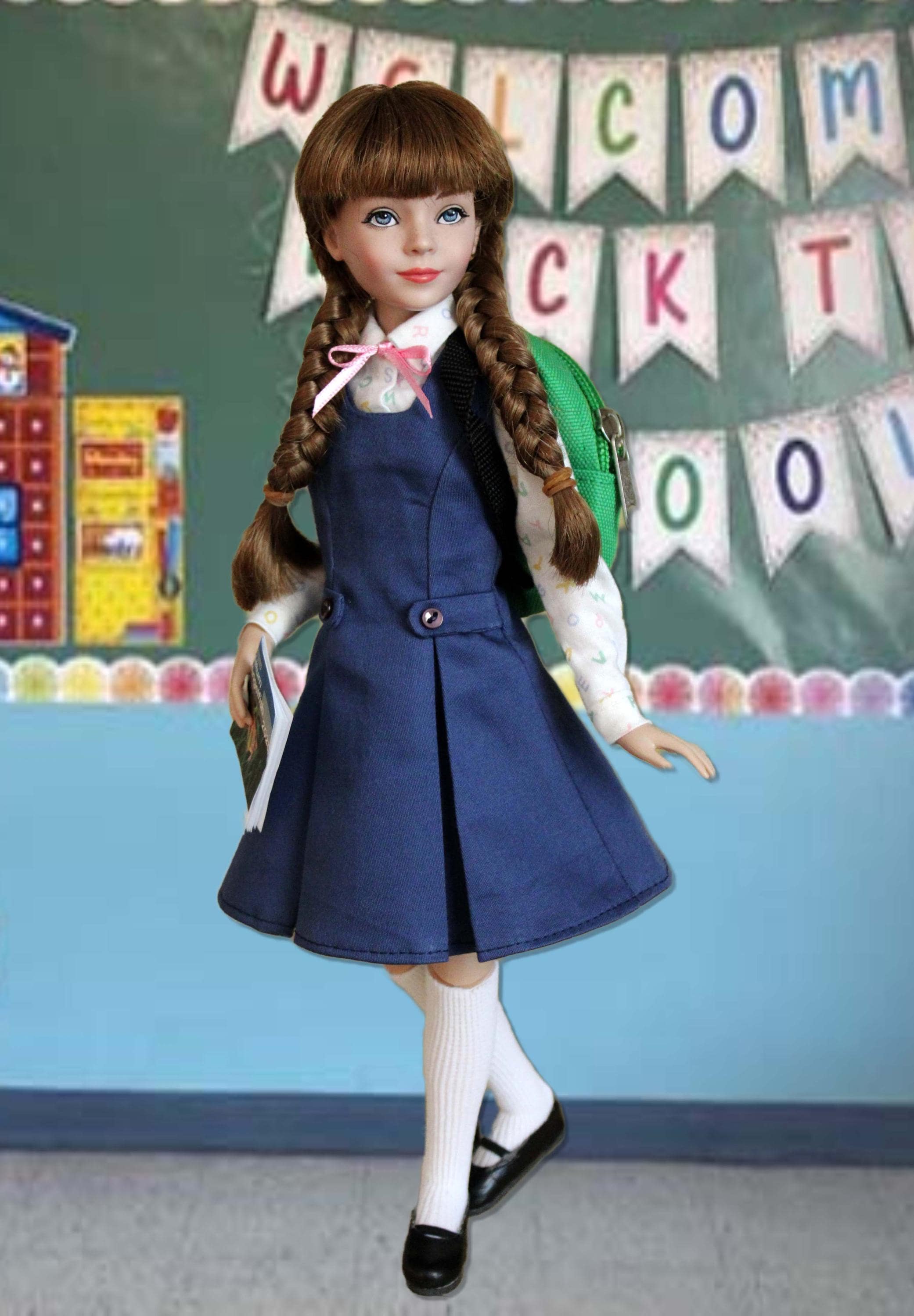 Abito A Palloncino, Con Collana, Taglie Comode, Modello T-shirt Over Size, Talissa Mode Colore Blu Taglia 46 - Foto 5