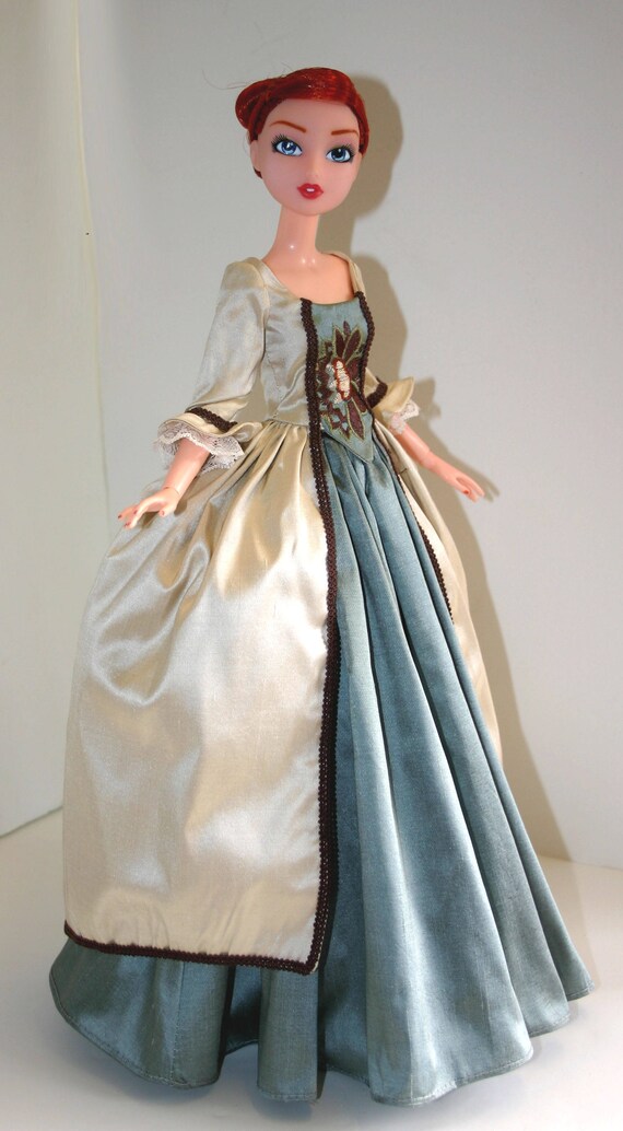 Outlander Claire Dress Doll Clothes Sewing Pattern 15.75/" City Girl Tonner