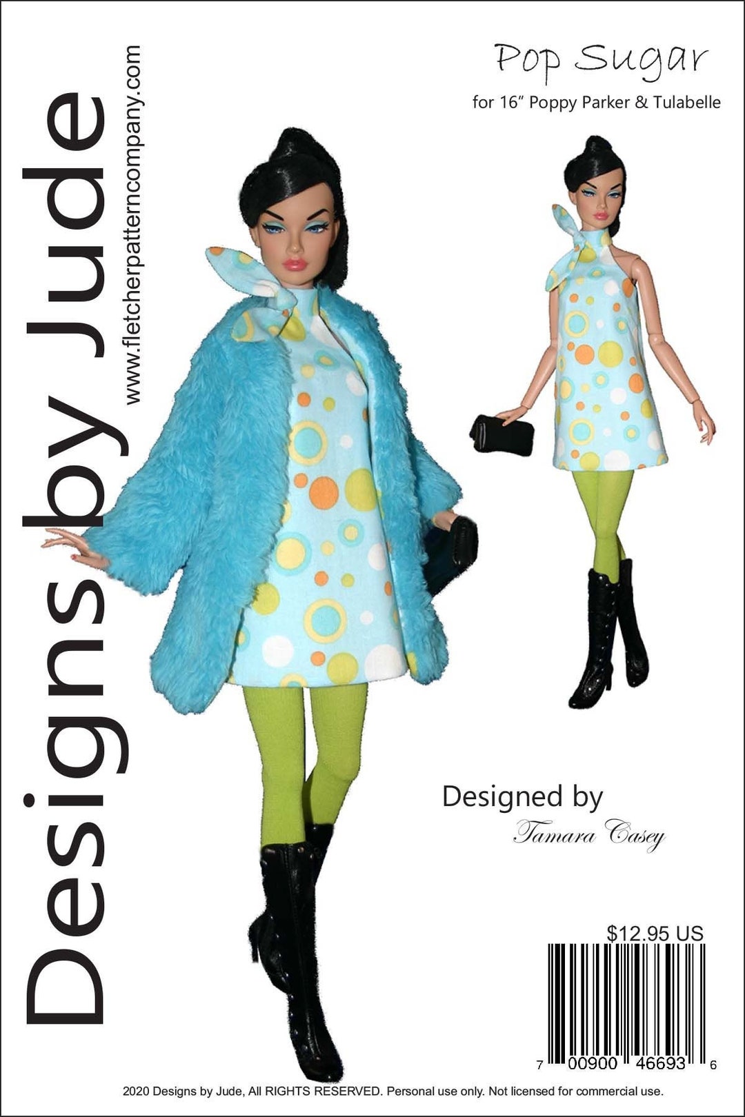 ポピーパーカーファッションロイヤリティ1/6ドール服ハンドメイドパンク ポピーパーカーファッションロイヤリティ1/6ドール服