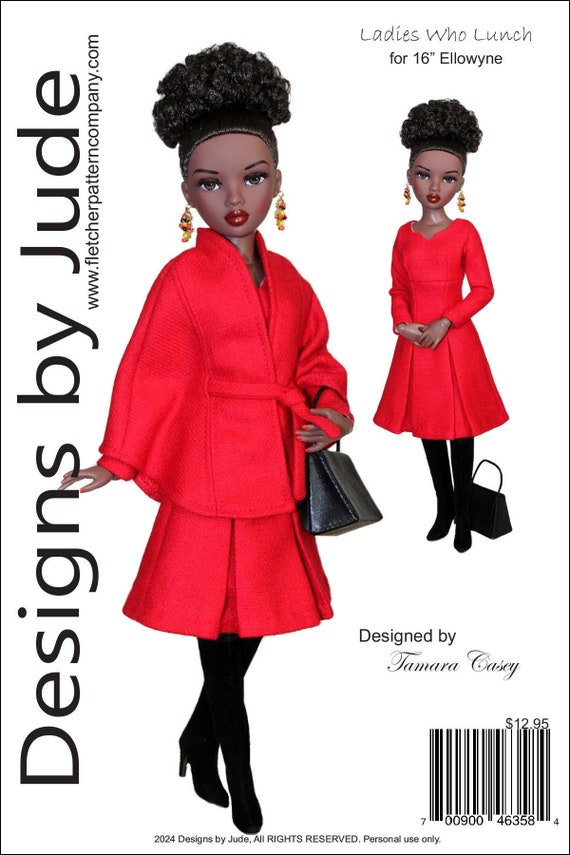Doll Clothes Sewing Pattern for 16