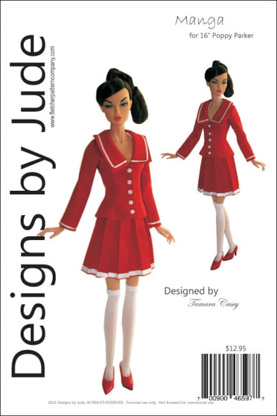 Summer Doll Clothes Sewing Pattern 16/" Poppy Parker Dolls Integrity