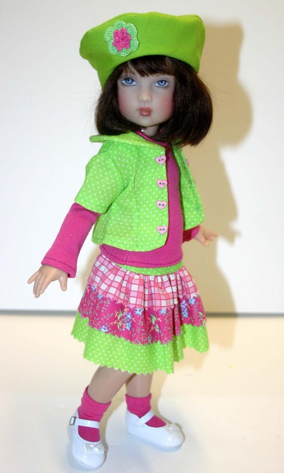 Clever Girl Doll Clothes Sewing Pattern for 12/" Bethany Kish Dolls