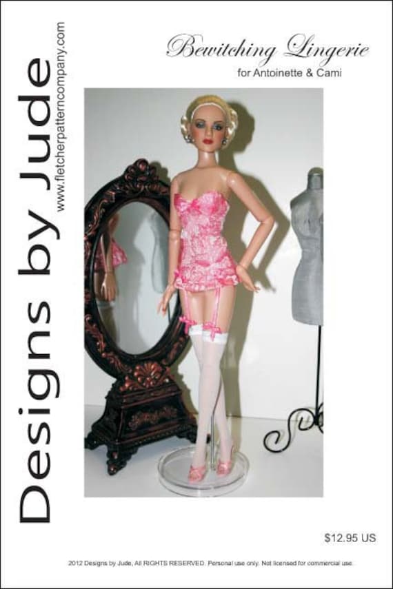 All Hallows Eve Doll Clothes Sewing Pattern 16/" Cami /& Antoinette Dolls Tonner
