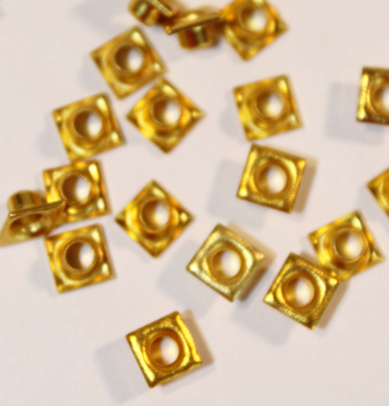 1/8 Inch Square Shaped Eyelets for Cards, Tags, Scrapbooking and ...