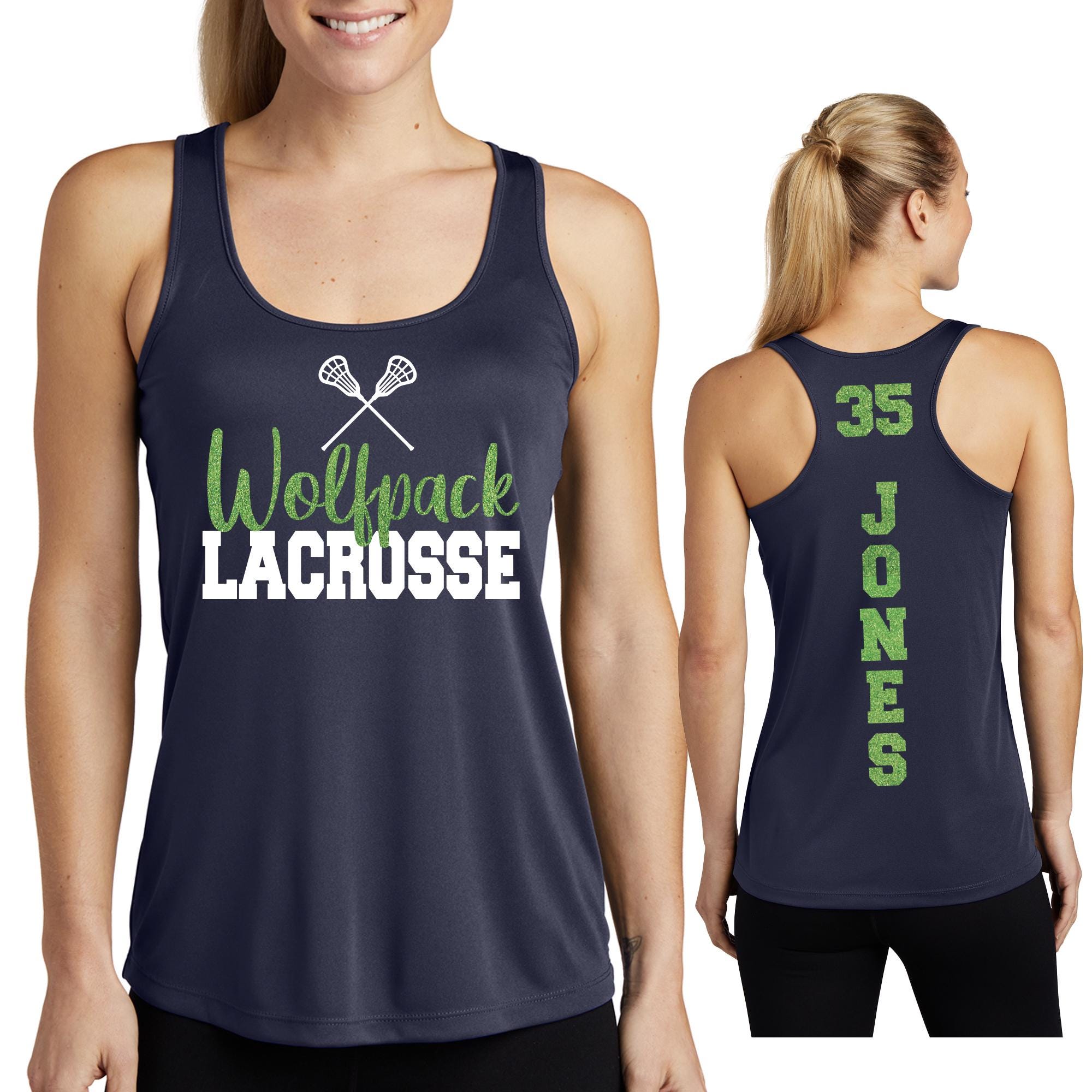 Baseball Team Custom Personalized Glitter Team Design Women's PosiCharge Competitor Racerback Tank by Sport-Tek Up to Size 4XL - LST356