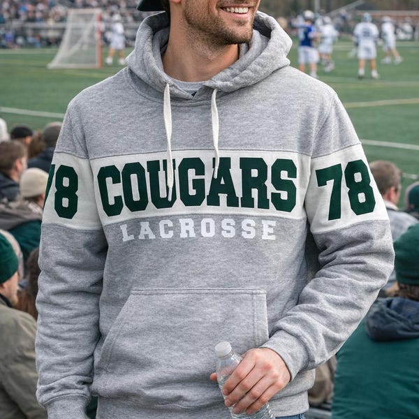 Lacrosse Team Custom Personalized Unisex Varsity Colorblocked Fleece Hoodie Shirt Perfect Gift Amazing Quality - 8644
