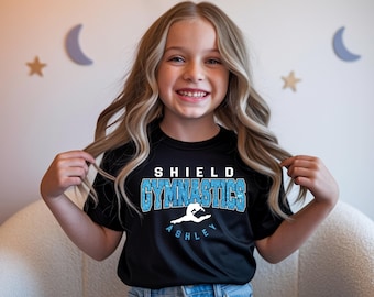 Amazing Quality Gymnastics Team Custom Personalized Youth Heavy Cotton Gildan Tee Shirt Great Gift - 5000b