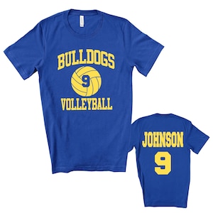Volleyball Team Custom Personalized Unisex Soft Jersey Bella Canvas Tee Shirt Great Gift - 3.3001