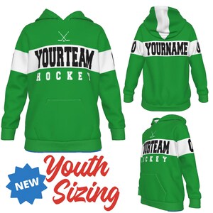 Hockey Team Custom Personalized Youth Varsity Colorblock Inspired Hoodie Shirt Perfect Gift Amazing All Over Print - YOY