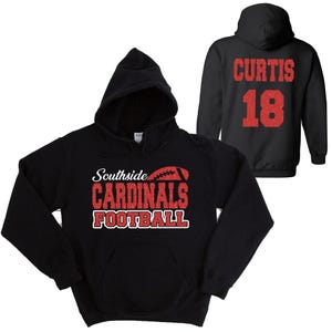 Football Team Custom Personalized Unisex Heavy Blend Cotton Gildan Hoodie Shirt Perfect Gift - 18500