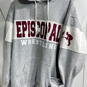 Wrestling Team Team Benutzerdefinierte personalisierte Unisex Varsity Colorblocked Fleece Hoodie Shirt Perfektes Geschenk - 8644