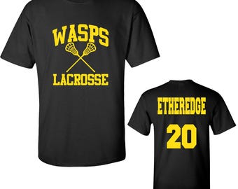 Lacrosse Team Custom Personalized Unisex Heavy Cotton Gildan Tee Shirt Great Gift - 3.3001