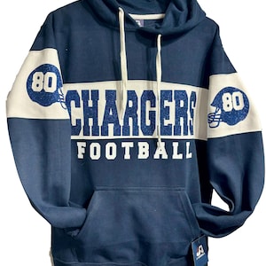 New Fully Custom Personalized Football Glitter Design Colorblock Varsity Fleece J America Hooded Hoodie Sweatshirt - 8644