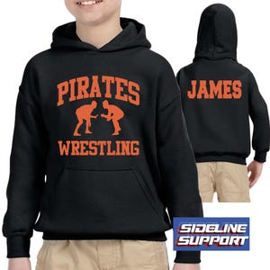 Wrestling Team Custom Personalized Youth Heavy Blend Cotton Gildan Hoodie Shirt Perfect Gift - 3.18500