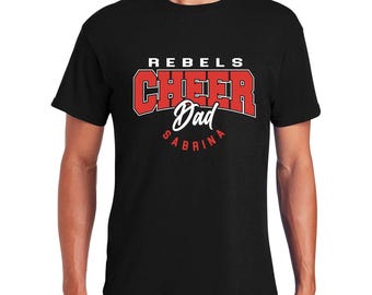 Cheer Dad Custom Personalized Unisex Heavy Cotton Gildan Tee Shirt Great Gift Amazing Quality - 5000