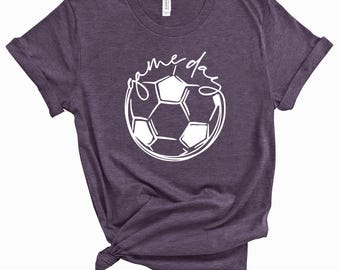 Amazing Tee Soccer Game Day Bella Canvas Soft Jersey Shirt Soccer Mom Gift - 3001