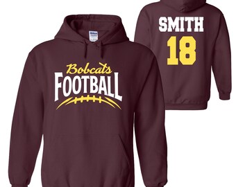Football Team Custom Personalized Unisex Heavy Blend Cotton Gildan Hoodie Shirt Perfect Gift - 18500