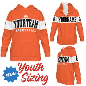 Basketball Team Custom Personalized Youth Varsity Colorblock Inspired Hoodie Shirt Perfect Gift Amazing All Over Print - YOY