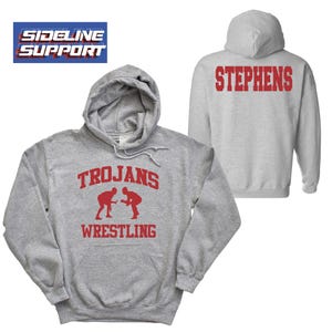 Wrestling Team Custom Personalized Unisex Heavy Blend Cotton Gildan Hoodie Shirt Perfect Gift - 5.18500