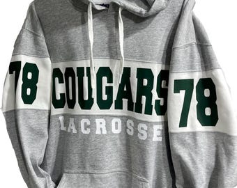 Lacrosse Team Custom Personalized Unisex Varsity Colorblocked Fleece Hoodie Shirt Perfect Gift Amazing Quality - 8644