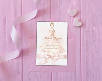 Barbie-Themed Digital Party Invitation - Customizable & Instant Download