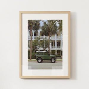 Charleston Landrover Defender Fotografie Druck, Charleston, SC, Charleston Wand Kunst Druck Digitaler Download