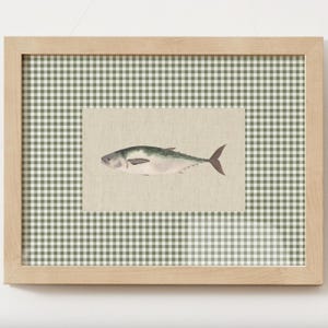Vintage Fisch Digitaldruck | Antikes einzigartiges Wand-Kunst-Tierdruck | Fischer Ästhetische Vintage Wand Dekor Grandmillenial Digital Download