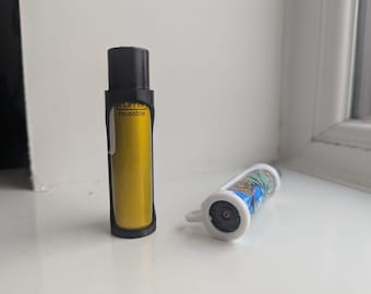 Clipper Lighter Keychain Holder - Sleek EDC Sleeve & Case for Lighter Collectors - Unique Smoking Accessory Gift for Him - Minimalist Cover