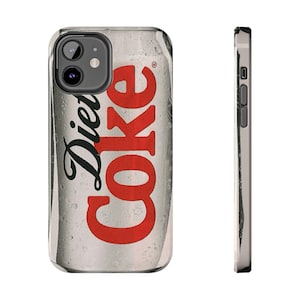 Diet Coke Can Tough Phone Case - Diet Coke Cover, Coke lover IPhone, Samsung Diet Coke fan case, Diet coke fan gift, Coke lover gift case