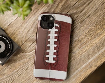 Football Tough Phone Case - Sports Fan Cellphone Cover, Football fan Gift, Football lover phone case, Iphone/Samsung football phone case