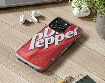 Dr Pepper Can Tough Phone Case, Dr. Pepper  fun Phone, Samsung Dr. Pepper, iPhone Cola Case, Cool Smartphone Case, Unique cola drinker case
